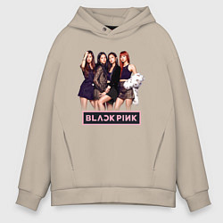 Мужское худи оверсайз Rose Blackpink kpop