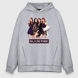 Мужское худи оверсайз Rose Blackpink kpop