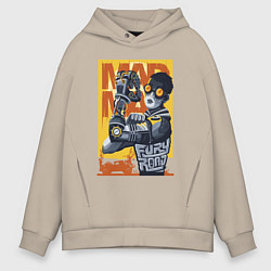 Мужское худи оверсайз Безумный Макс - дорога ярости
