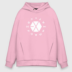 Мужское худи оверсайз Logo EXO