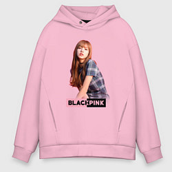 Мужское худи оверсайз Rose Blackpink