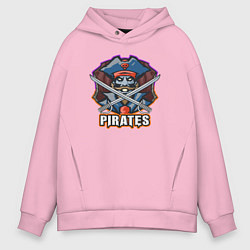 Мужское худи оверсайз Pirates team