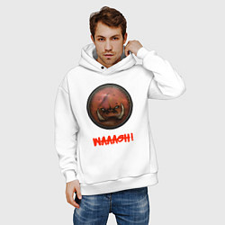 Толстовка оверсайз мужская Жосткие Ребята Гримгора Warhammer: Total War, цвет: белый — фото 2