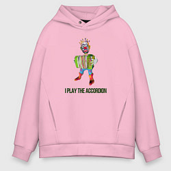 Мужское худи оверсайз Я играю на баяне
