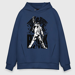 Мужское худи оверсайз Queen rock you