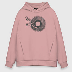 Мужское худи оверсайз Vinyl style