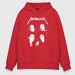 Мужское худи оверсайз Metallica band