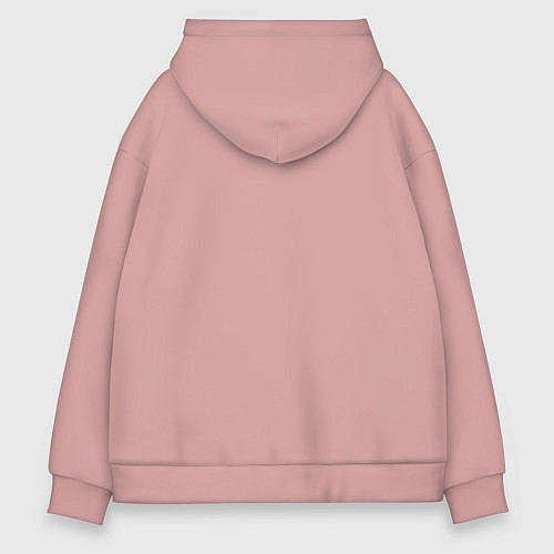 Мужское худи оверсайз Собака съела товар / Пыльно-розовый – фото 2