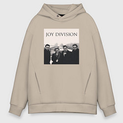 Толстовка оверсайз мужская Тру фанат Joy Division, цвет: миндальный