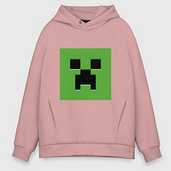 Мужское худи оверсайз Minecraft creeper face