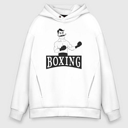 Мужское худи оверсайз Boxing man