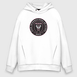 Толстовка оверсайз мужская Miami fc club, цвет: белый