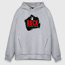 Мужское худи оверсайз Rock forever