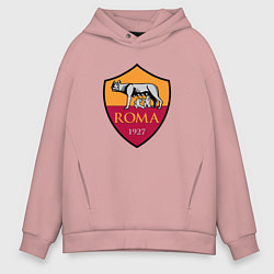 Толстовка оверсайз мужская Roma sport fc, цвет: пыльно-розовый
