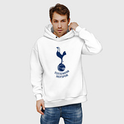 Толстовка оверсайз мужская Tottenham Hotspur fc sport, цвет: белый — фото 2