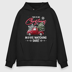 Мужское худи оверсайз Movie watching shirt