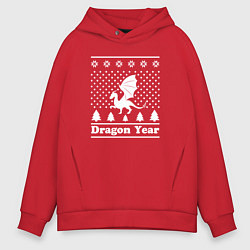 Мужское худи оверсайз Sweater dragon year