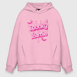 Мужское худи оверсайз Spooky Barbie