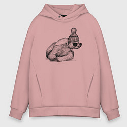 Мужское худи оверсайз Медоед стильный