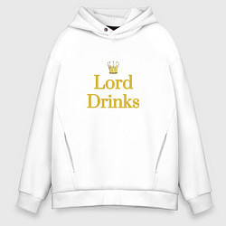 Мужское худи оверсайз Lord drinks