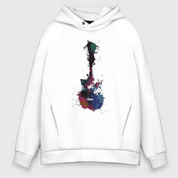 Мужское худи оверсайз Guitar splash