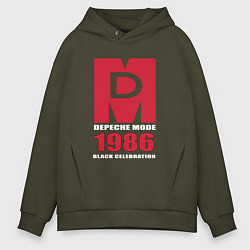 Мужское худи оверсайз Depeche Mode - Black Celebration album merch