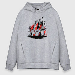 Мужское худи оверсайз Мечи Ророноа Зоро One Piece