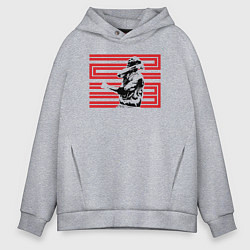 Толстовка оверсайз мужская 23 Jordan, цвет: меланж