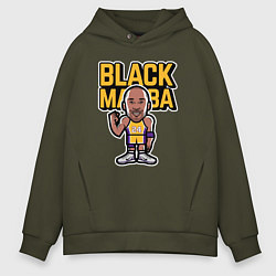 Мужское худи оверсайз Kobe black mamba