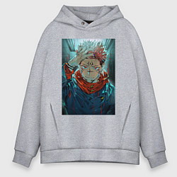 Мужское худи оверсайз Крутой Суккуна