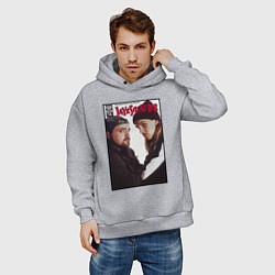 Толстовка оверсайз мужская Jay and Silent Bob, цвет: меланж — фото 2