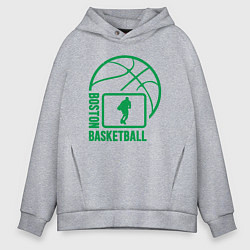 Мужское худи оверсайз Boston basketball