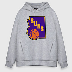 Мужское худи оверсайз Suns ball