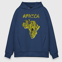 Мужское худи оверсайз Zebra Africa