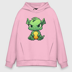 Мужское худи оверсайз Добрый дракон 2024 новый год