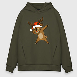 Мужское худи оверсайз Dabbing deer