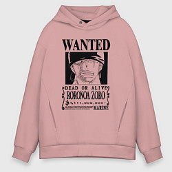 Мужское худи оверсайз Награда за голову Ророноа Зоро One Piece