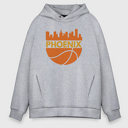 Мужское худи оверсайз Phoenix basketball city