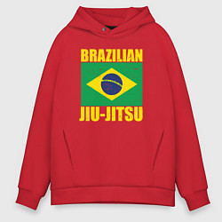 Мужское худи оверсайз Brazilian jiu-jitsu