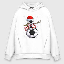 Мужское худи оверсайз Soccer snowman