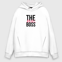 Мужское худи оверсайз The real boss