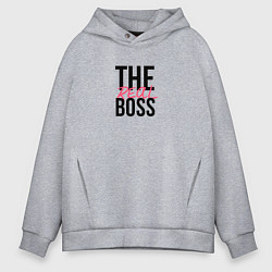 Мужское худи оверсайз The real boss