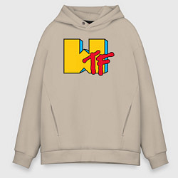 Мужское худи оверсайз MTV WTF