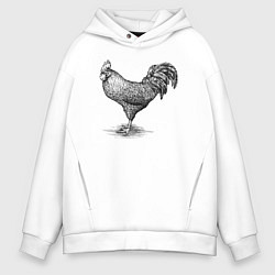 Мужское худи оверсайз Петух