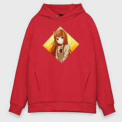 Мужское худи оверсайз Улыбка волчицы