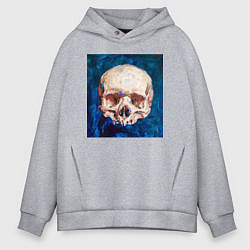 Мужское худи оверсайз Картина черепа