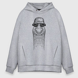 Мужское худи оверсайз Утка в панаме