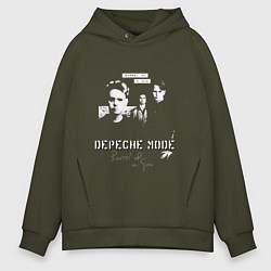 Мужское худи оверсайз Depeche Mode - Band barrel of a gun