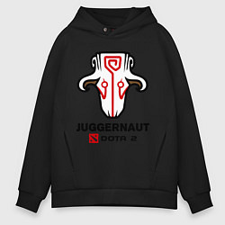 Толстовка оверсайз мужская Juggernaut Dota 2, цвет: черный