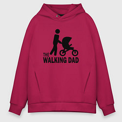 Мужское худи оверсайз The walking dad with child